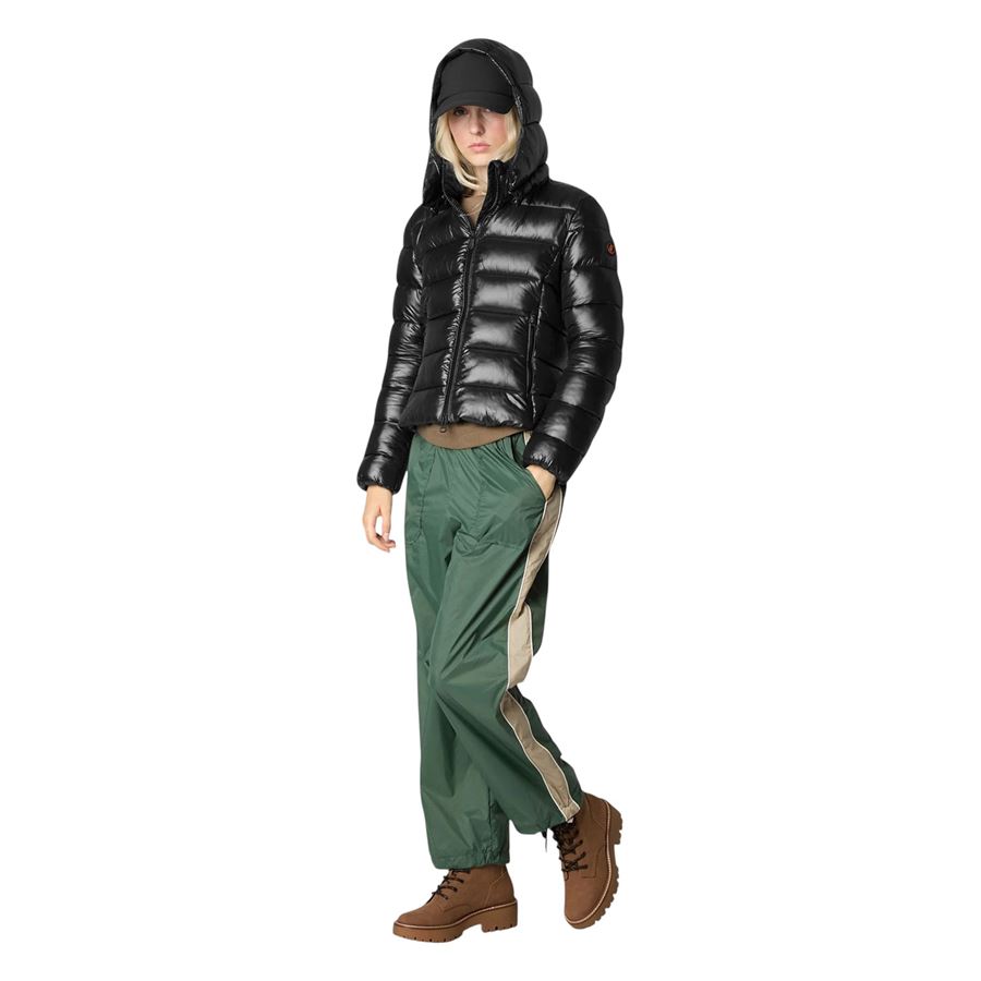 Cosmary piumino da donna animal free con cappuccio Save The Duck | D31470W/LOVE210000